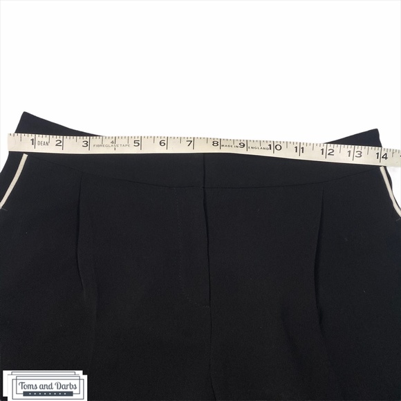 Topshop Black Trouser With White Lining - Picture 7 of 8